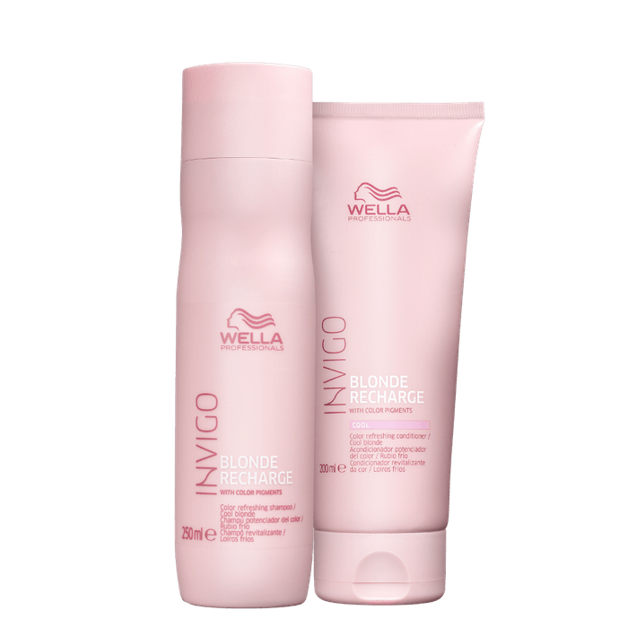 Kit Wella Professionals Invigo Blonde Recharge Duo (2 Produtos)